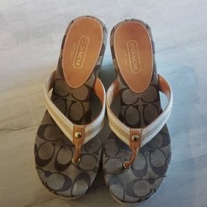 Coach Wedge Flipflops